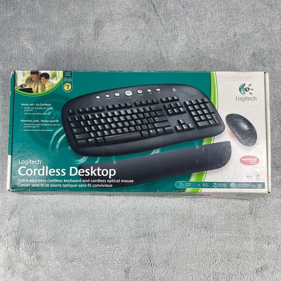 Logitech 967437-0403 Cordless Desktop & Mouse 867377-0403